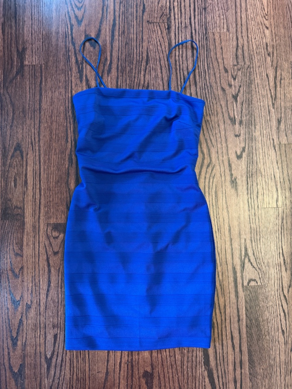 Royal Blue Spaghetti-Strap Mini Dress